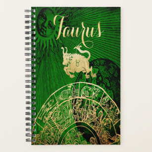Taurus Symbol Astrology Wheel Zodiac Sign Horoscop Planner