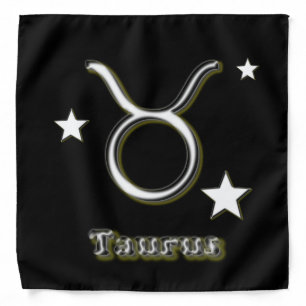 Taurus symbol bandana