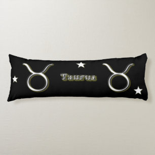 Taurus symbol body pillow