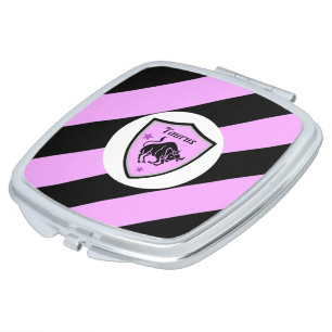 Taurus symbol  compact mirror