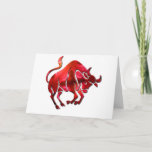 Taurus Symbol Greeting Card