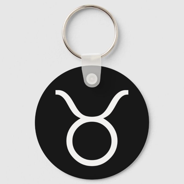 Taurus Symbol Keychain (Front)