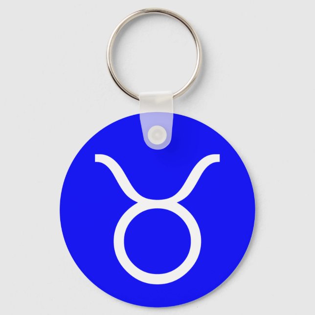 Taurus Symbol Keychain (Front)