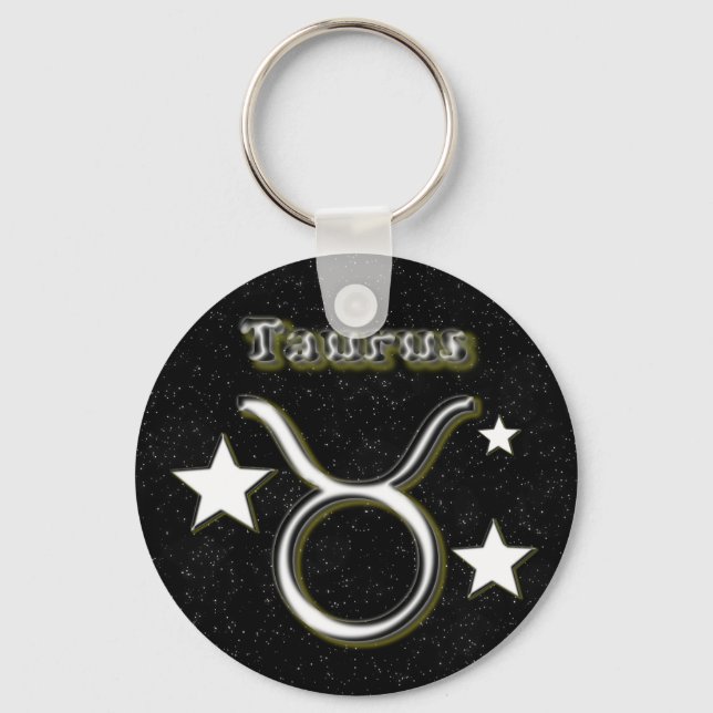 Taurus symbol keychain (Front)