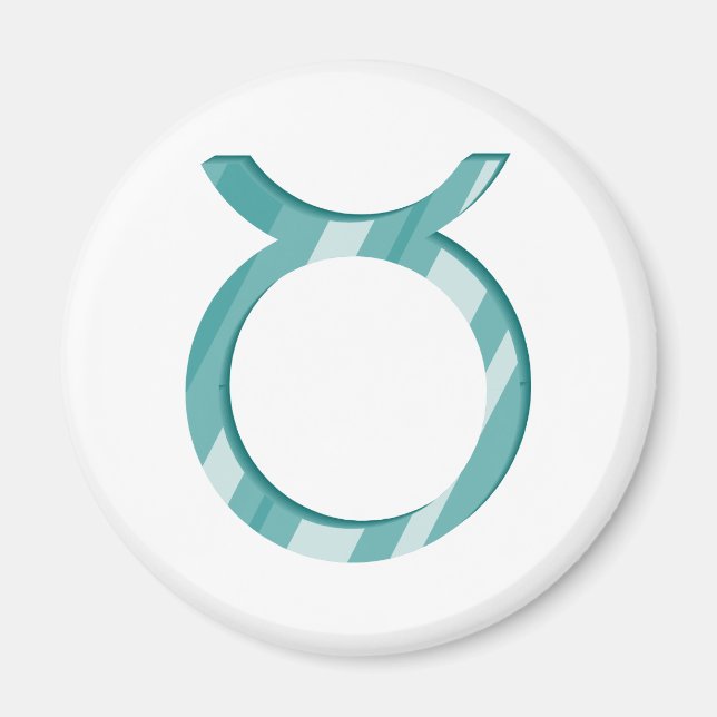 Taurus symbol magnet (Front)