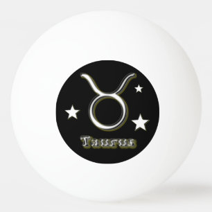 Taurus symbol Ping-Pong ball