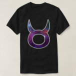 Taurus Symbol Shirt - Black at Zazzle