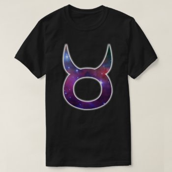 Taurus Symbol Shirt - Black by MyAstralLife at Zazzle