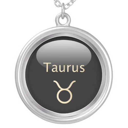 Taurus the bull astrology star sign necklace