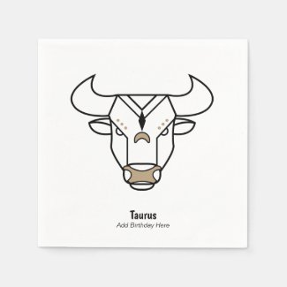 Taurus the bull black gold personalized zodiac
