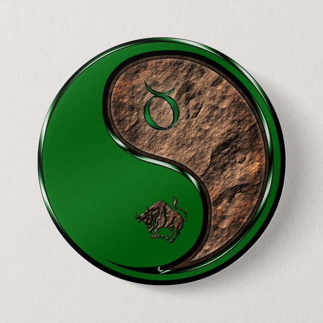 Taurus the Bull Button (Front)