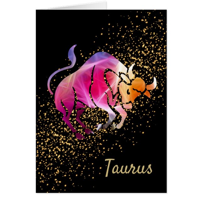 Taurus the Bull Cards (Front)