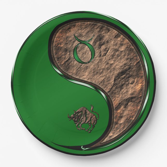 Taurus the Bull Paper Plates (Front)