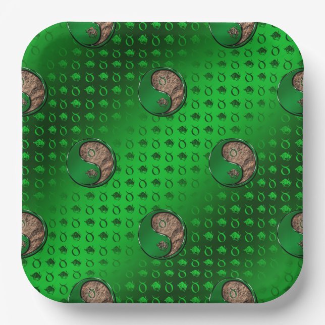 Taurus the Bull Paper Plates (Front)