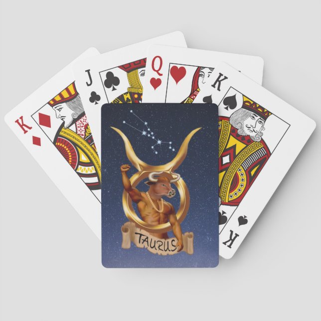 TAURUS THE BULL POKER CARDS (Back)