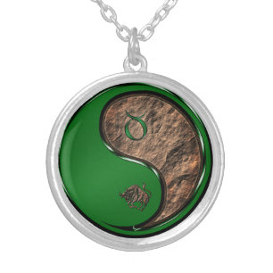 Taurus the Bull Silver Plated Necklace