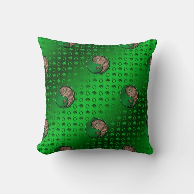 Taurus the Bull Throw Pillow (Front)