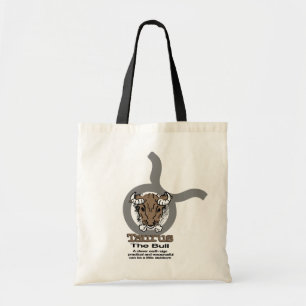 Taurus the bull zodiac astrology bag