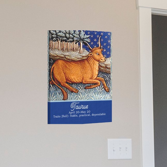 Taurus the Bull Zodiac Sign Birthday 11x14 Canvas (Taurus the Bull Zodiac Sign Birthday 11x14 Canvas)