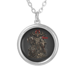 Taurus — The Infernal Warlord Silver Plated Necklace