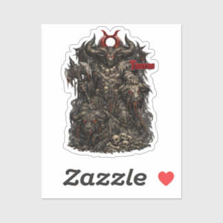 Taurus — The Infernal Warlord Sticker