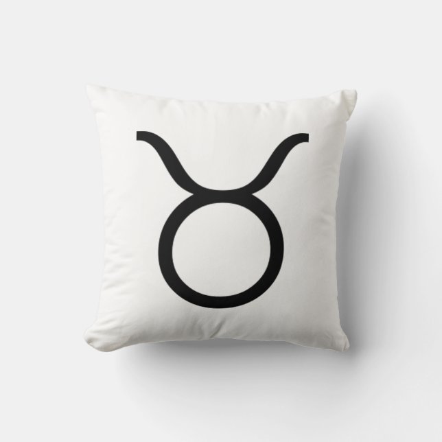 Taurus Throw Pillow (Front)