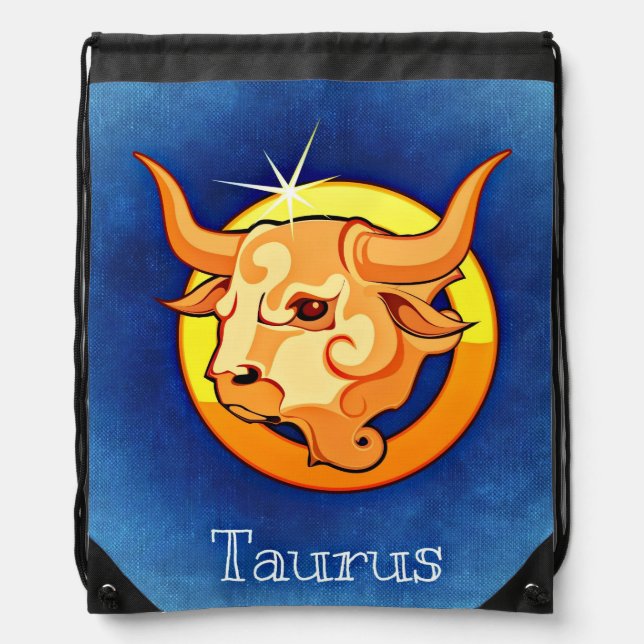 Taurus,Toro Drawstring Bag (Front)