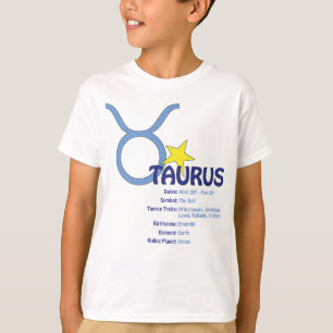 Taurus Traits Kids T-Shirt