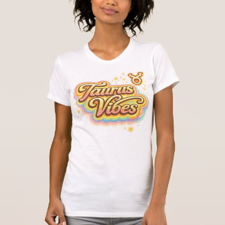 Taurus Vibes Retro Zodiac T-Shirt | Astrology Birt