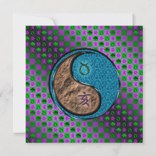 Taurus & Water Boar Card