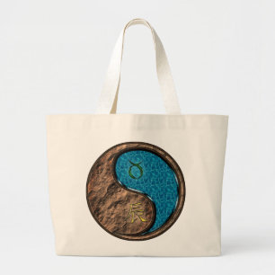 Taurus & Water Dragon Large Tote Bag