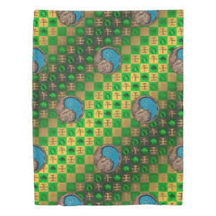 Taurus & Water Horse Duvet Cover
