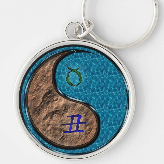 Taurus & Water Ox Keychain (Front)