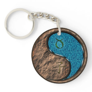 Taurus & Water Rat Keychain