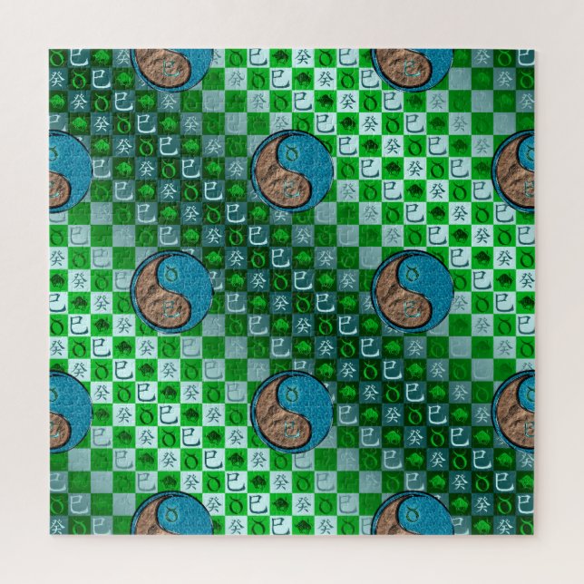 Taurus & Water Snake Jigsaw Puzzle (Vertical)