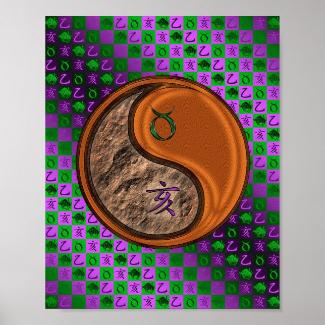 Taurus & Wood Boar Poster (Front)