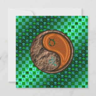 Taurus & Wood Dog Card