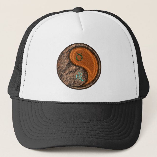 Taurus & Wood Dog Trucker Hat (Front)