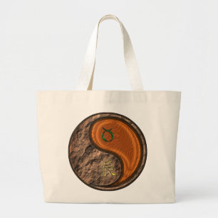 Taurus & Wood Dragon Large Tote Bag