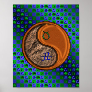 Taurus & Wood Ox Poster