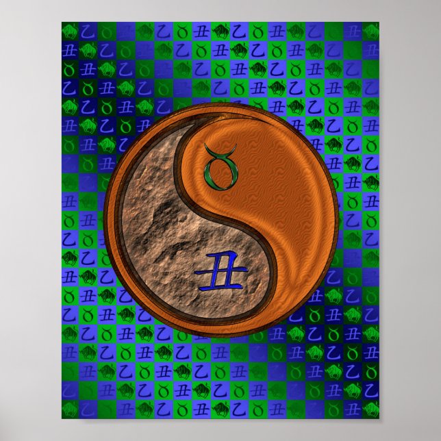 Taurus & Wood Ox Poster (Front)