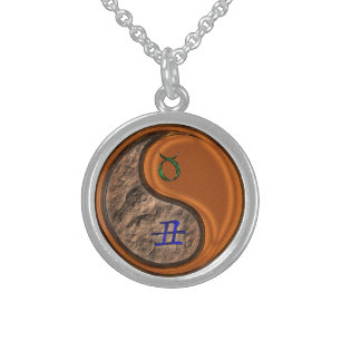 Taurus & Wood Ox Sterling Silver Necklace