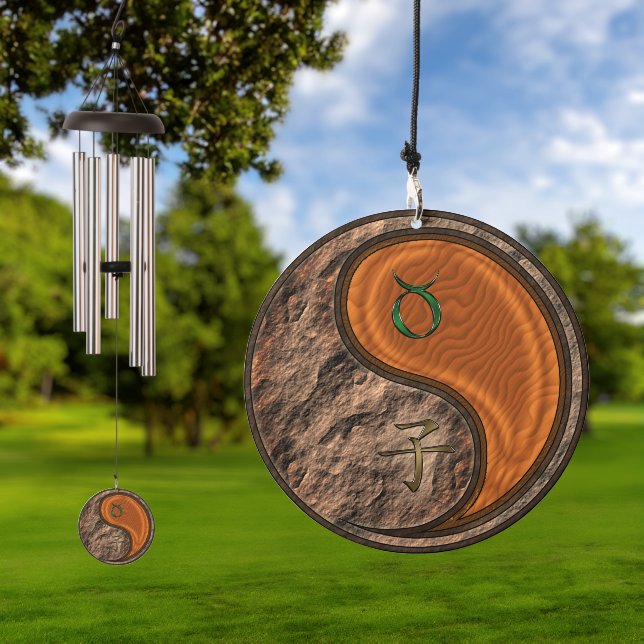 Taurus & Wood Rat Wind Chime (Outdoor)