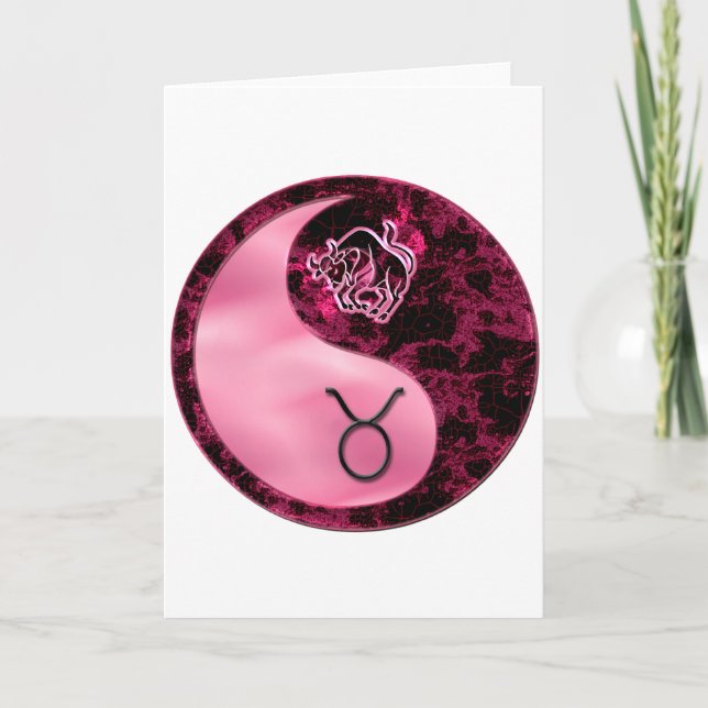 Taurus Yin Yand Card (Front)