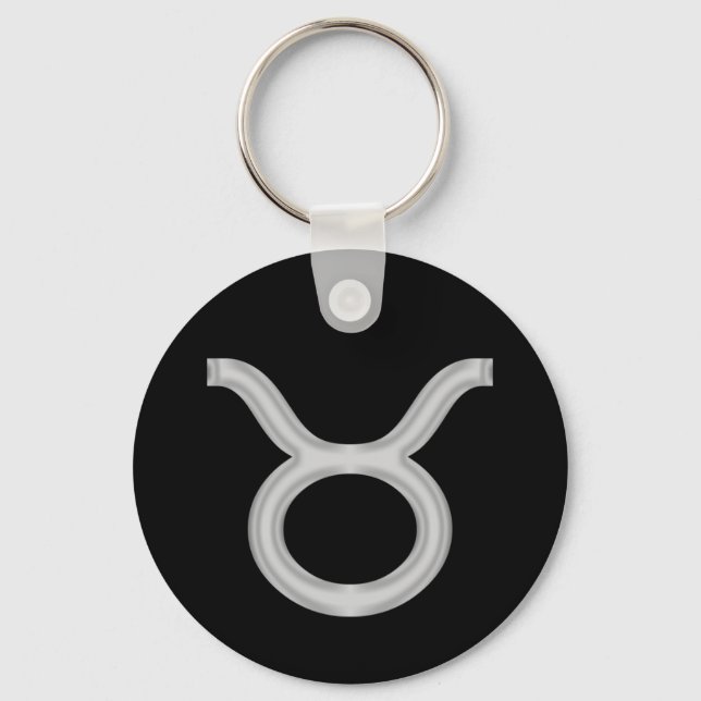 Taurus Zodiac Astrology Keychain (Front)