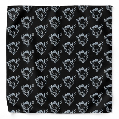 Taurus Zodiac Astrology Sign Bandana