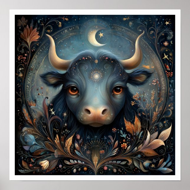 Taurus Zodiac Birth Sign Astrology Celestial (Front)