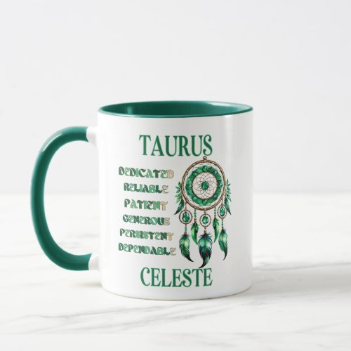 Taurus Zodiac Birthstone Mug