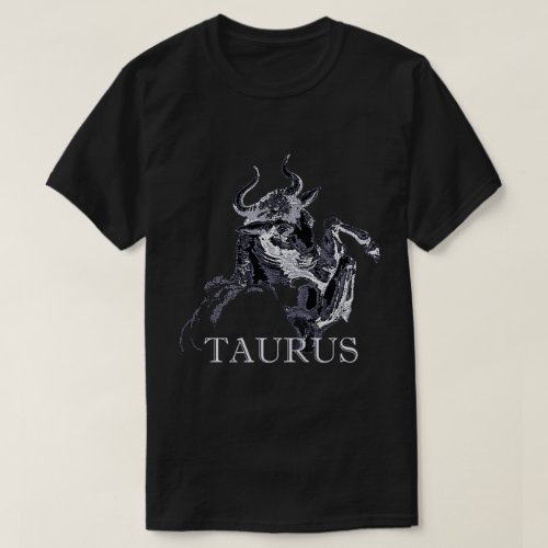 Taurus Zodiac Bull Mens Basic T_Shirt
