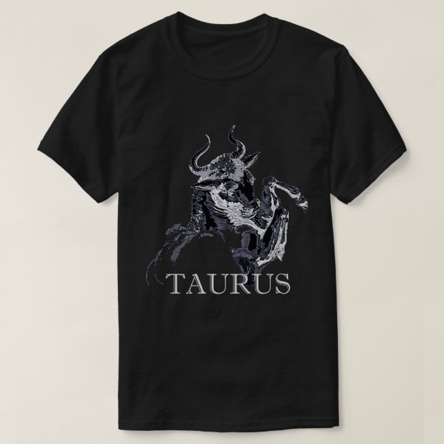 Taurus Zodiac Bull Mens Basic T-Shirt (Design Front)